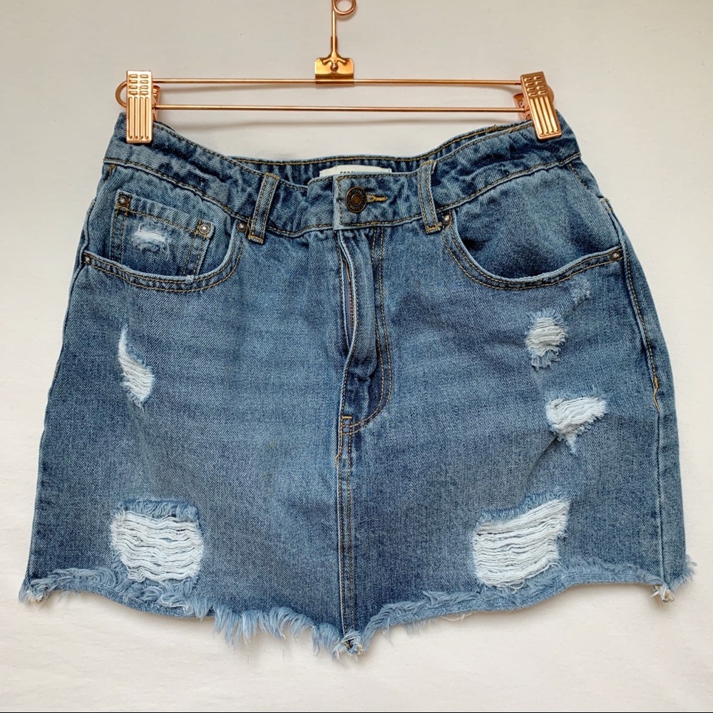 Forever 21 denim skirt